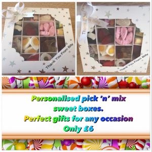 Personalised Mini Sweet gift box