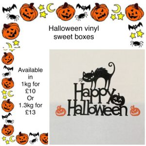 HALLOWEEN VINYL DESIGN SWEET BOX