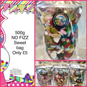 500g NO FIZZ SWEET BAG