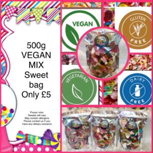 500g VEGAN SWEET MIX