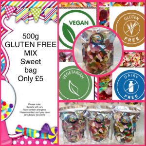 500g GLUTEN FREE SWEET BAG