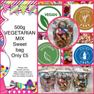 500g VEGETARIAN SWEET BAG