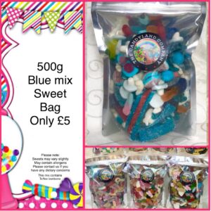 500g blue sweet mix bag