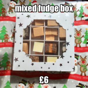 Fudge filled gift box