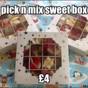 Sweet filled gift box