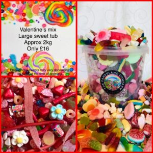 1.3kg valentines sweet mix box