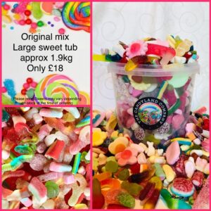 Original sweet mix large tub (approx 1.9kg)