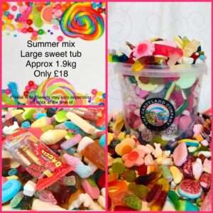 Summer sweet mix large tub (approx 1.9kg)