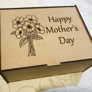 Mother’s Day wooden engraved sweet box