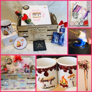 Mother’s Day s’more toasting marshmallow gift crate