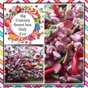 1kg UNICORN sweet box