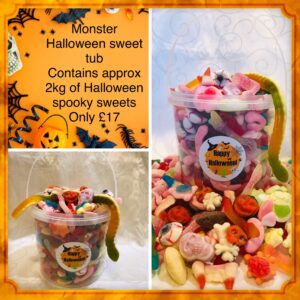 Halloween sweet tub (approx 2kg)